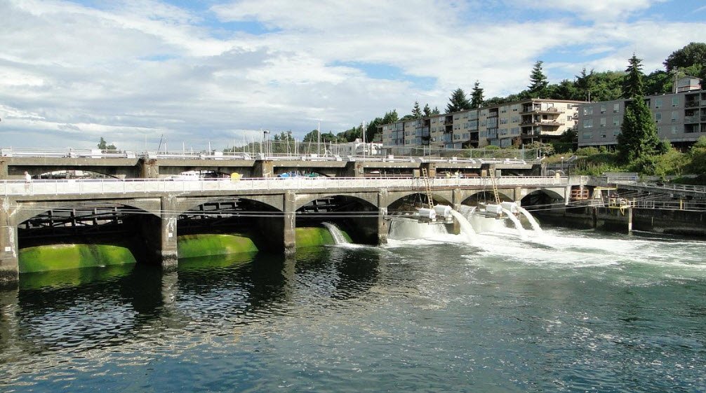 Ballard (Hiram M. Chittenden) Locks, Washington, USA